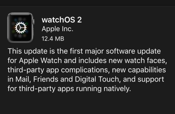 watchOS 2 正式版推送來(lái)臨，你的Apple Watch升級(jí)了嗎？