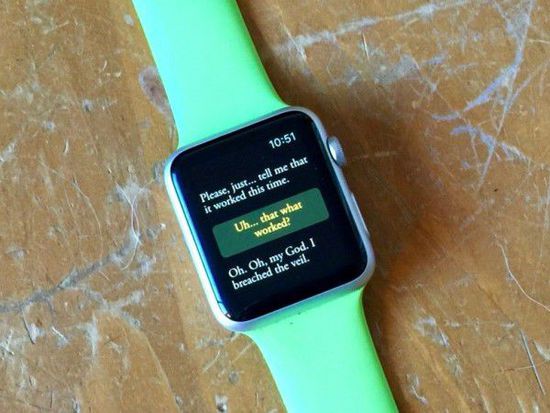 文字冒險(xiǎn)游戲與Apple Watch將是天生一對？