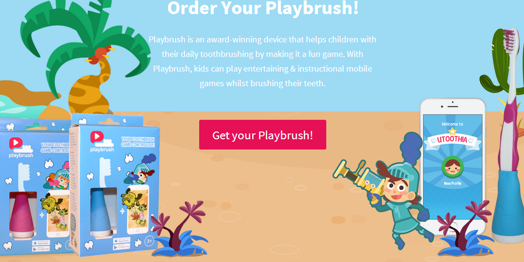 游戲是最好的老師，Playbrush 推出能玩游戲的兒童智能牙刷