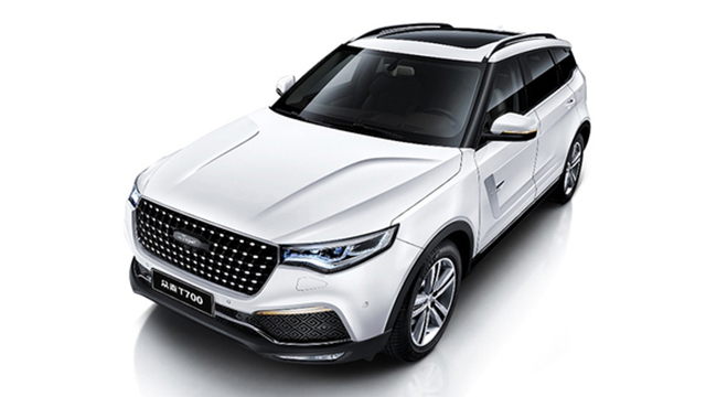 眾泰T700L車型的官圖發(fā)布，造型硬朗大氣