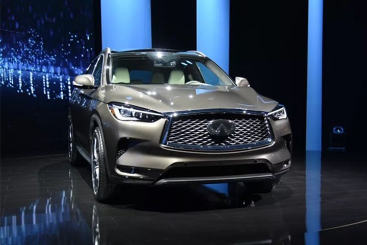 英菲尼迪QX50，豪華中型SUV全鋁一體車身
